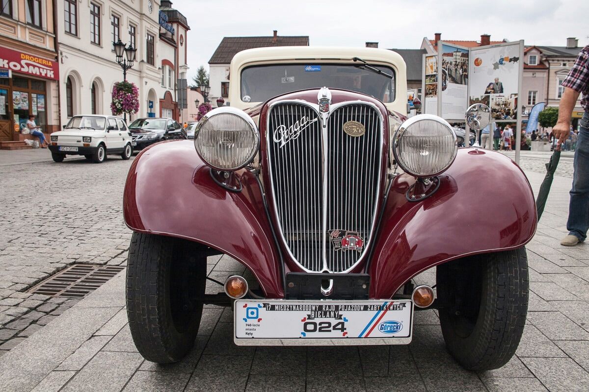 Fototapete PAPERMOON "Oldtimer", bunt, B:2,5m L:1,86m, Vlies, Tapeten, Fototapete