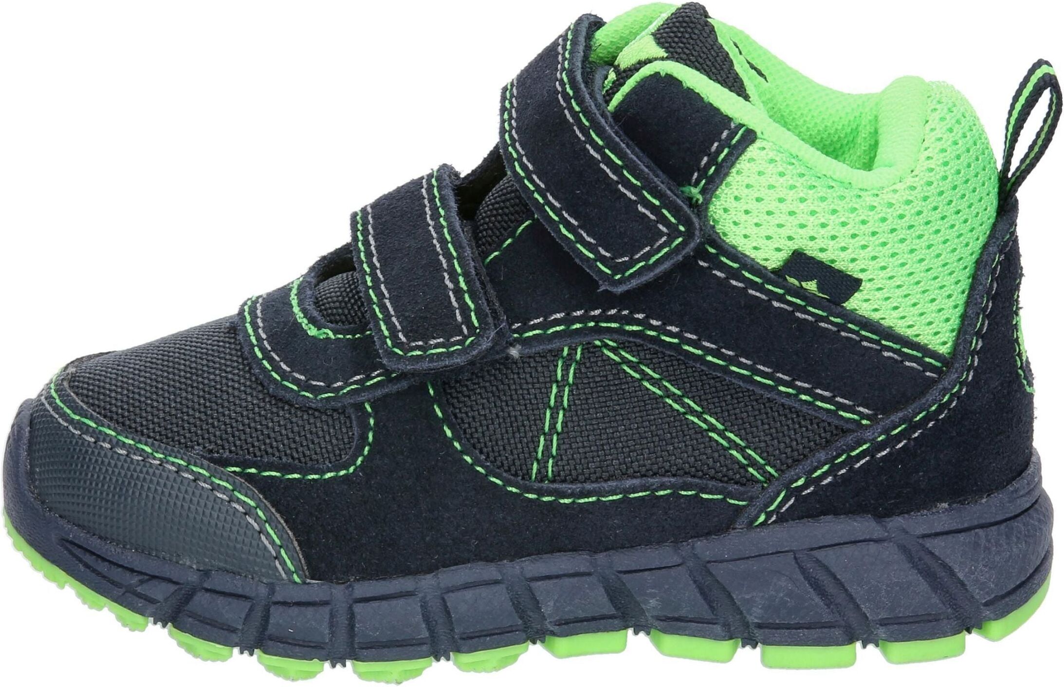 Sneaker LICO "Freizeitschuh Nicky V", Jungen, Gr. 22, Textil, blau, Synthetik, Schuhe Sneaker blau 22, Textil