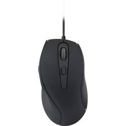 SpeedLink Axon Silent Ergonomische Maus USB Optisch Schwarz 5 Tasten 2400 dpi Ergonomisch SL-610009-RRBK