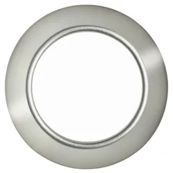 Elso WDE011440 Rahmen 1-Fach Silbereffekt Renova