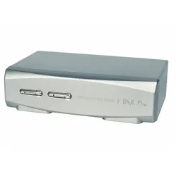 LINDY 2 Port KVM Switch DisplayPort 1.2, USB 2.0 & Audio