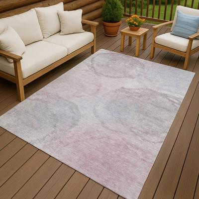 Addison Rugs Machine Washable Indoor/ Outdoor Abstract Muted Chantille Rug