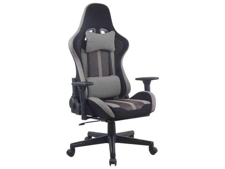 Gaming Stuhl Carlos Rückenkissen Schwarz