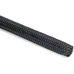 HellermannTyton Polyester Geflechtschlauch HEGP15-PET-BK-C4