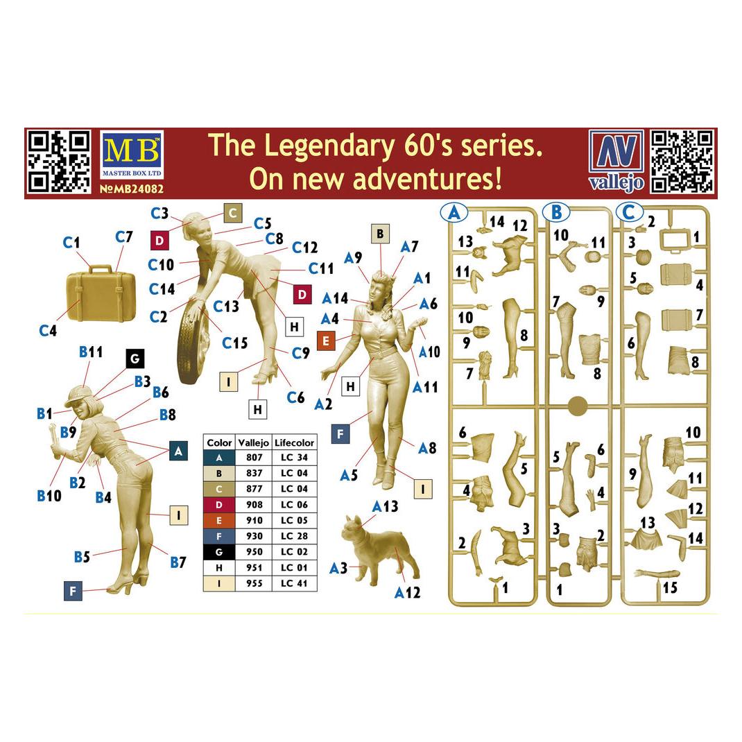 Master Box The Legendary 60's series. On new adventures! (MB24082)