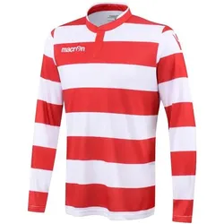 Macron, Herren, Sportshirt, kepler (L), Weiss, Rot