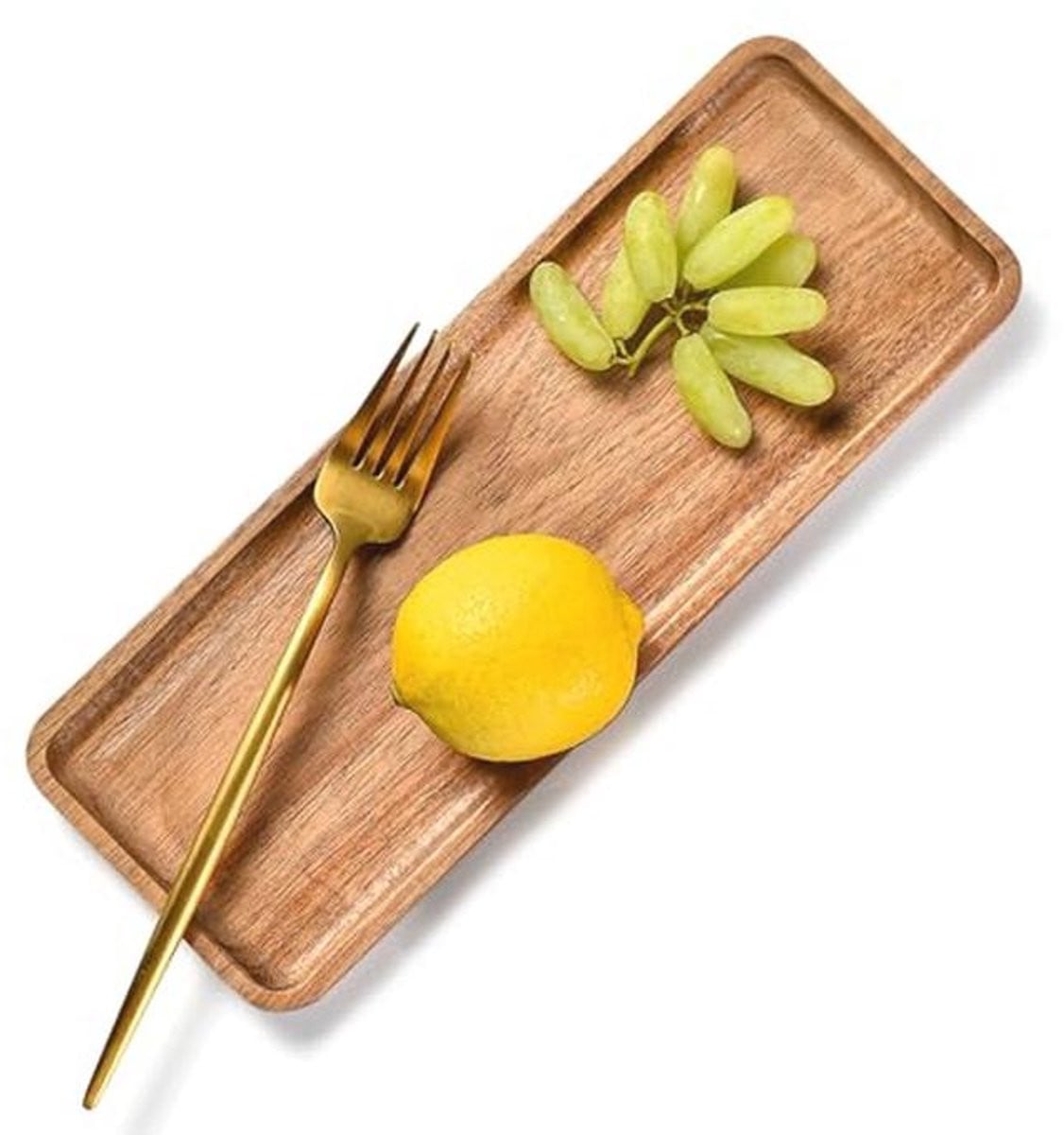 Houten Rectangulaire Tray - Decoratieve Opslag voor Badkamer en Interieur