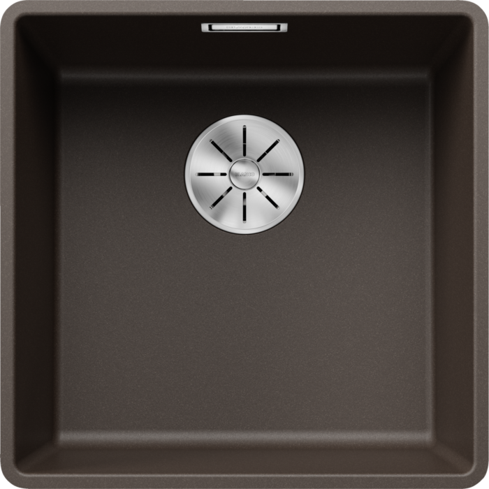 Blanco Subline 400-f Spüle 523499 42,7x42,7cm, PuraDur cafe, für Unterbau