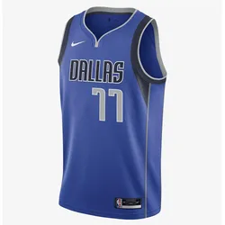 Nike, Herren, Sportshirt, Luka Doncic Mavericks Icon Edition 2020 NBA Swingman Jersey (M), Blau