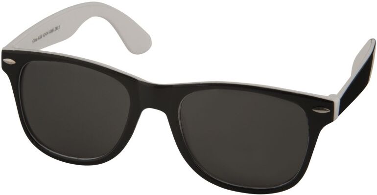 Lunettes de soleil publicitaires bicolores Sun Ray blanc