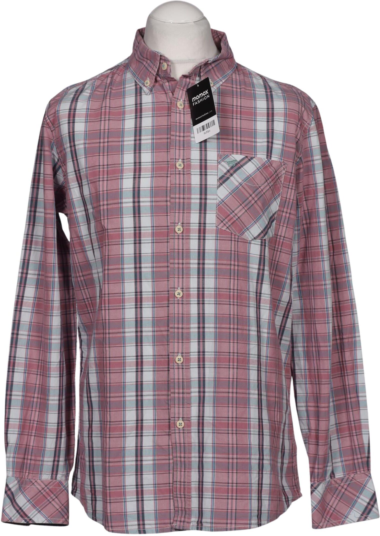 Mustang Herren Hemd, Pink, Gr. L, Baumwolle - Second Hand