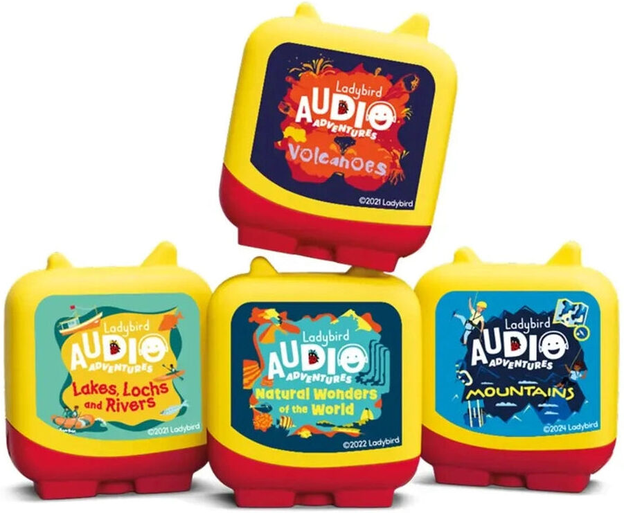 Toniebox Tonies Adventure Atlas: Wild Earth Ladybird Audio Adventures - 4 Clever Pocket Tonies for Kids - Ages 3+