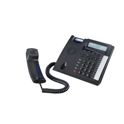 AGFEO T 18 - Analoges Telefon - Freisprecheinrichtung - 99 Eintragungen - Schwarz