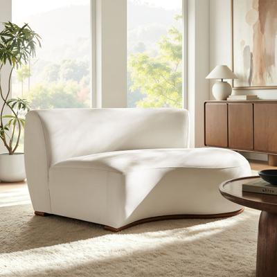 Modway Rialta Curved Right-Arm Performance Velvet Sectional Loveseat