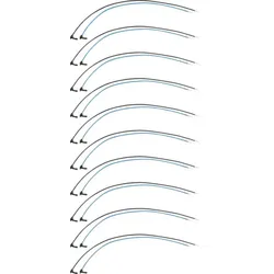 Hager BKE-Spannungsabgriff, univers Z, 460 mm, sw/bl, Stecker-verdichtet, 10Stüc