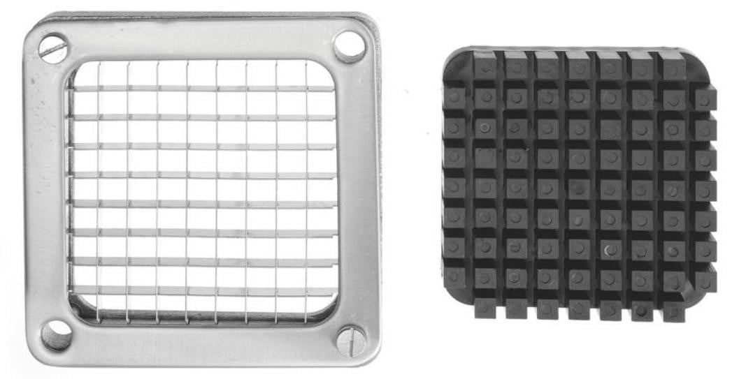 Hendi mes voor frietjes, 9 mm, 110 x 110 mm