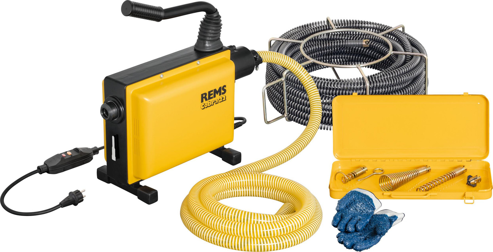 REMS COBRA 22 SET 22 Elektrische buisreinigingsmachine 172011 R220