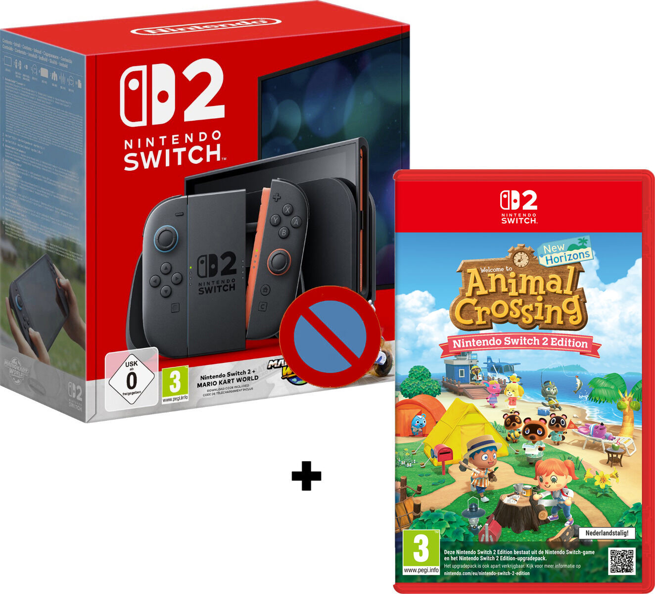 Nintendo Switch 2 Console 2026 Upgrade Bundle-Animal Crossing New Horizons (Fysiek) (Switch 2) Nieuw