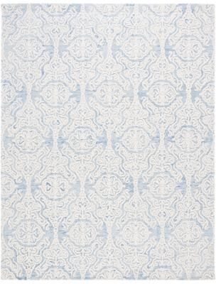 SAFAVIEH Handmade Blossom Mahalia Modern Floral Wool Rug