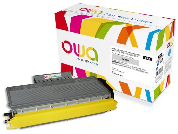 OWA Toner compatible BROTHER TN3280 - K15147OW - Noir