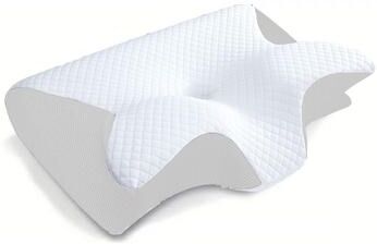 ModernMart DreamAlign Orthopedic Cervical Pillow For Neck Pain Relief And Deep Sleep Support white
