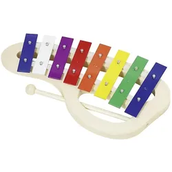 Goki Xylophon Gebogen 8 Töne (Deutsch, Englisch, Französisch, Italienisch)