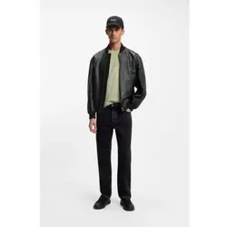 BOSS für Herren. 50552151 Bomberjacke schwarz (50), Lässig, Polyester