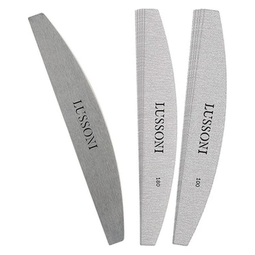 Tools for Beauty T4B LUSSONI Steel Interchangeable Nail File System with 10 Replacement Files for Manicure in 100 and (0000062291)