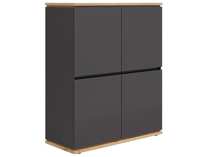 XORA Highboard YAMAEL, Graphit, Holznachbildung