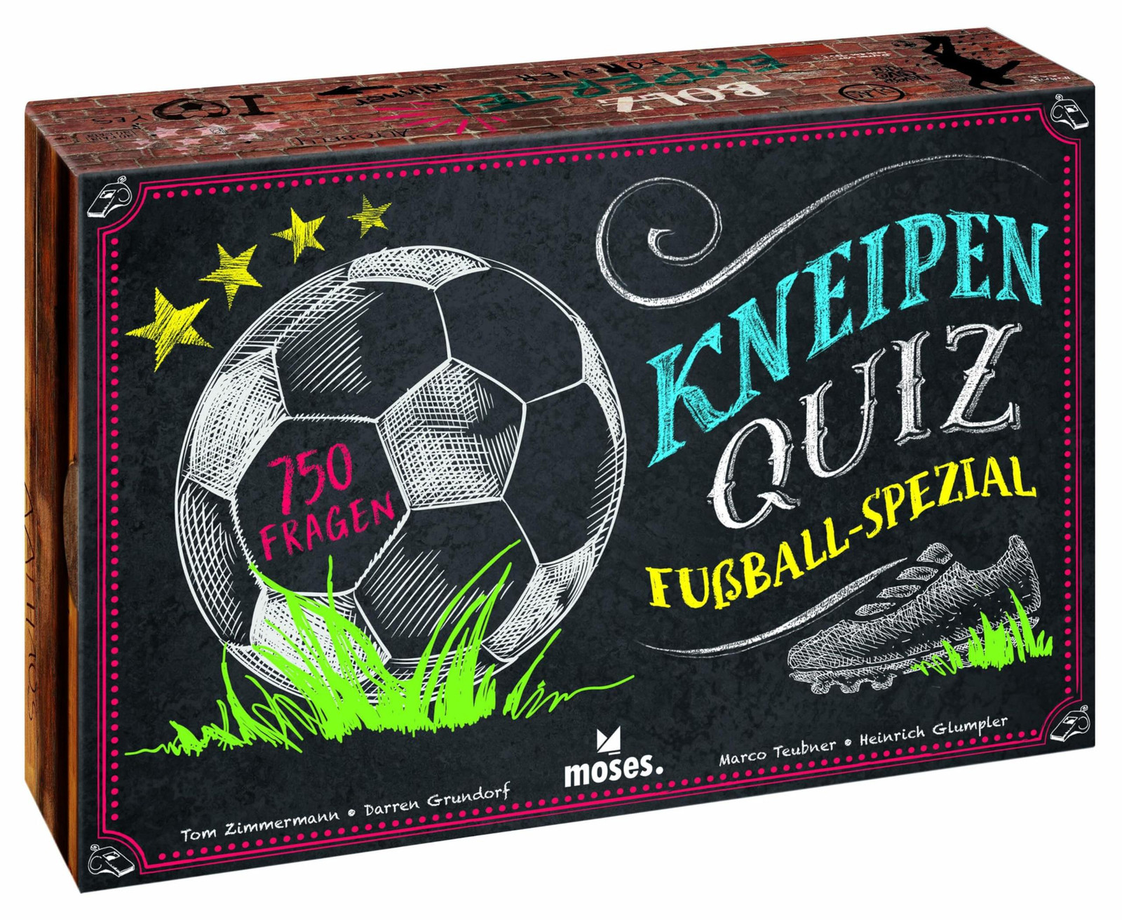 Kneipenquiz Voetbalquiz - Sociaal quizspel voor in de kroeg door Moses Kinderbuchverlag Gm