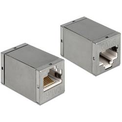 Delock RJ45 Netzwerk Adapter CAT 6 [1x RJ45-Buchse - 1x RJ45-Buchse] 0 mm Grau 86250