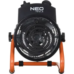 Neo Tools electric heater (2kW industrial electric heater, setting control, IPX4), Heizlüfter, Schwarz