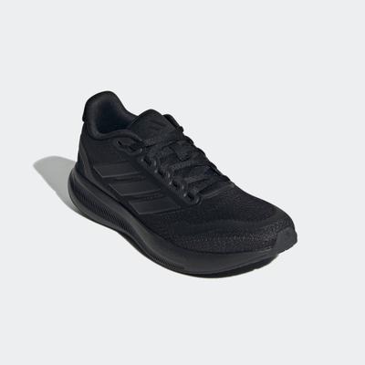 Laufschuh ADIDAS SPORTSWEAR "RUNFALCON 5", Kinder, Gr. 36, schwarz (core schwarz, core schwarz, core schwarz), Synthetik, Textil, Schuhe Laufschuh