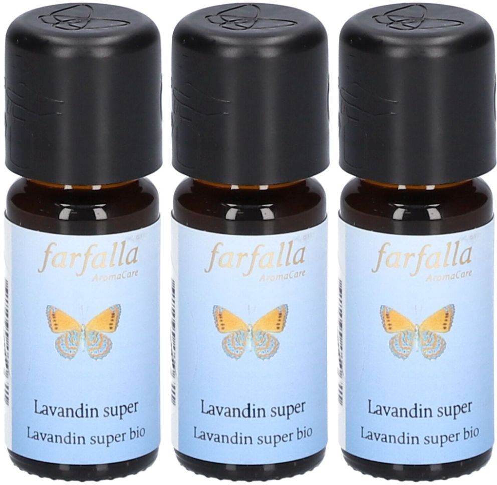 Farfalla Lavandin super Äth/Öl kbA 10 ml x3 3x10 Ätherisches Öl