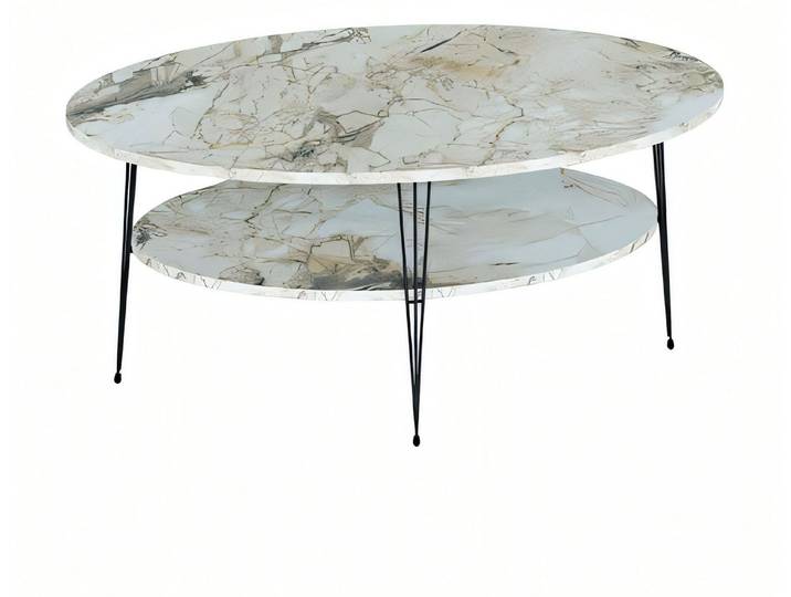 Xlmoebel Couchtisch XLMOEBEL mehrfarbiger Holz-Couchtisch mit modernem Design (Packung, Couchtisch), Made in Europa