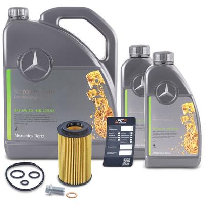 Bestprice Ölwechsel SET + 7L 5W-30 Motoröl [Hersteller-Nr. 40668868] für Mercedes-Benz