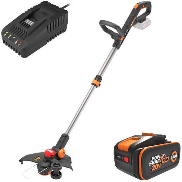 Worx WG173E - Coupe-bordure à batterie 3 en 1 - 20V 4Ah