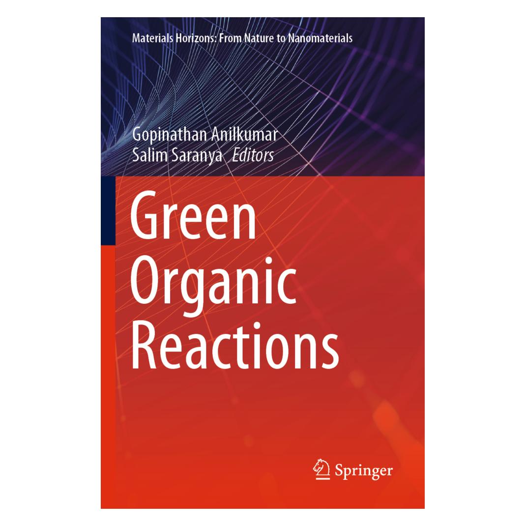 Springer Green Organic Reactions (Englisch, Softcover, Gopinathan Anilkumar, Salim Saranya) (56826172)