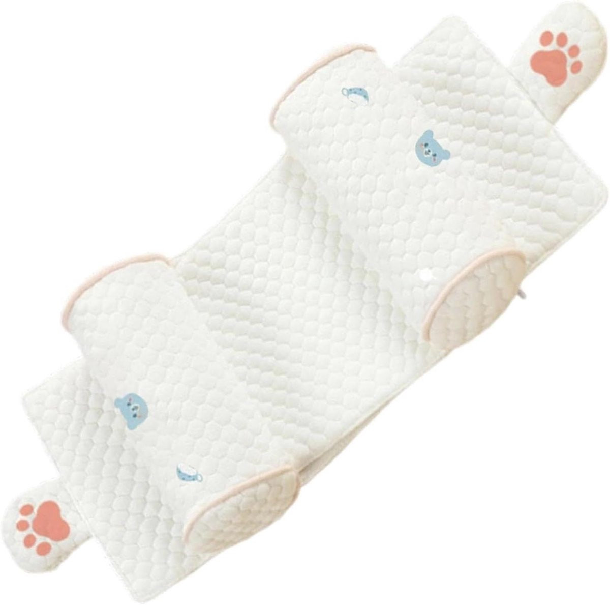 Roze Meisjes Kussensloop - Comfortabele en Vochtafvoerende Kinder Hoofdsteunhoes - 38 x 17 cm