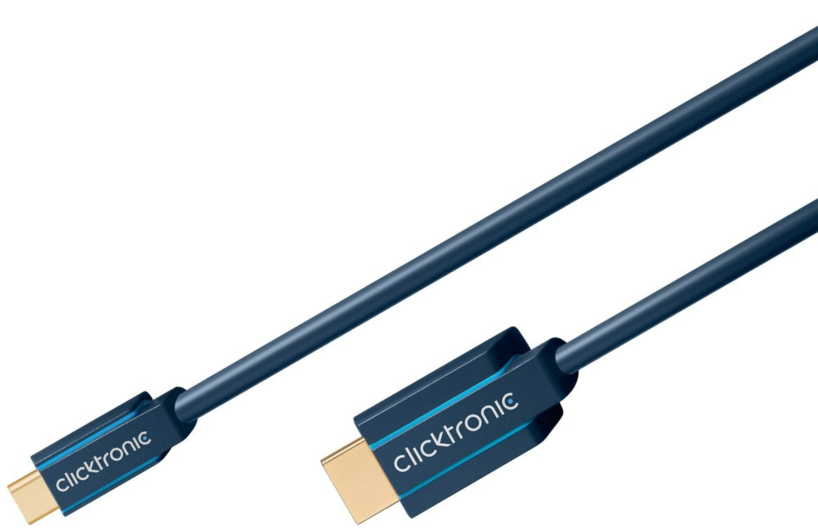 Clicktronic USB-C naar HDMI adapterkabel, 3 meter