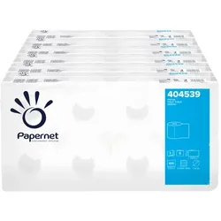 Toilettenpapier Werra Recycling 3-lagig hochweiss 48 Rollen/Paket x 200 Blatt, Klopapier 3-lagig, hochweiß