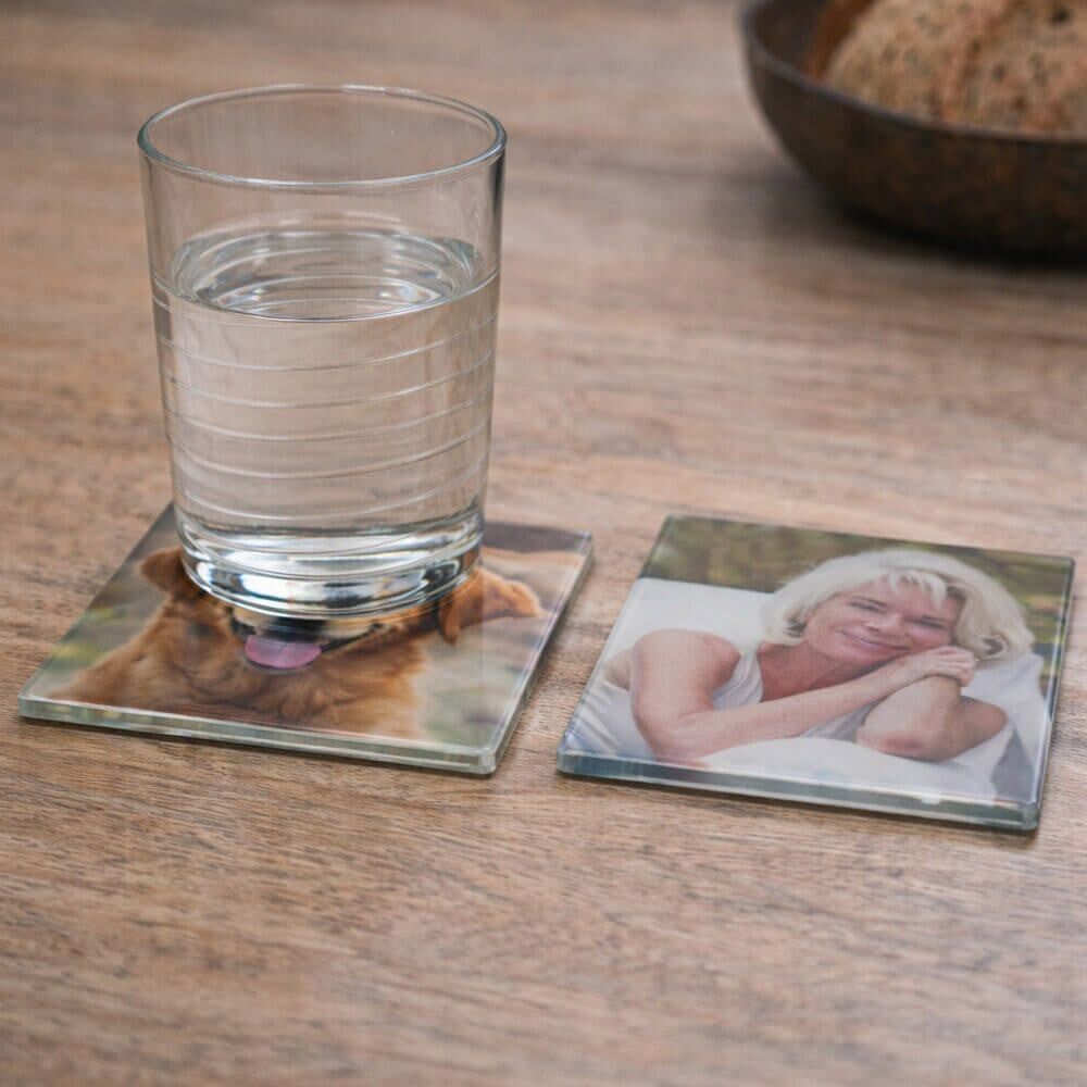 Ocadeau Sous verre en verre photo