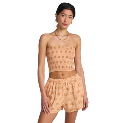 Bermudas BILLABONG "Sun Fade", Damen, Gr. M, Normalgrößen, orange (light peach), Obermaterial:100% Baumwolle., Hosen Bermudas