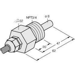 Turck Eintauchsensor FCS-N3/4T-NA