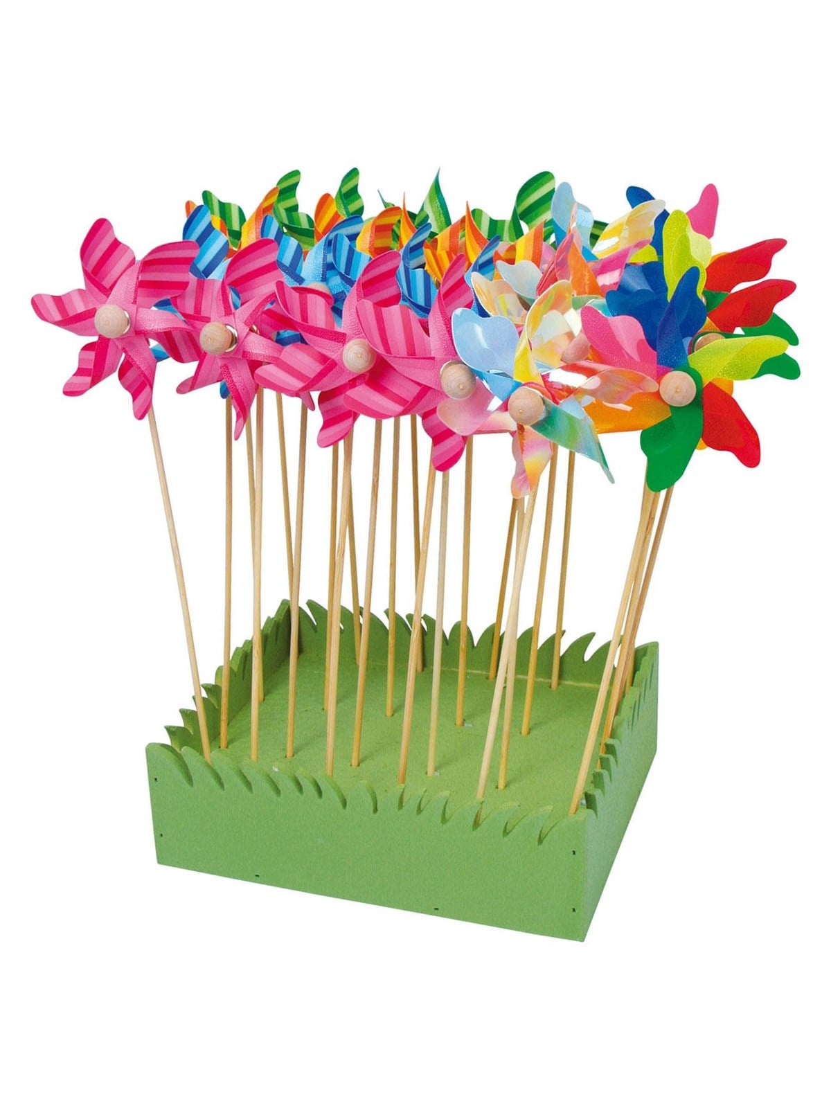 Small Foot - Windmill with Wooden Stick 28cm 24 pcs.