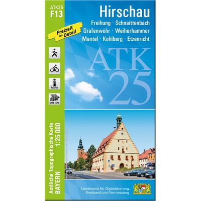 ATK25-F13 Hirschau (Amtliche Topographische Karte 1:25000), Sonstige von , Landesamt für Digitalisierung, Breitband und Vermessung, Bayern,