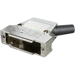 KAPPE MSK 25 - D-SUB-Kappe f. 25-polig D-Sub, Metall, seitlich