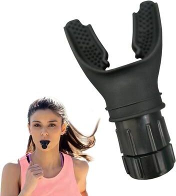 Everyday Crate Adjustable Breathing Exerciser Lung Trainer For Strength, Endurance & Lung Capacity Improvement black