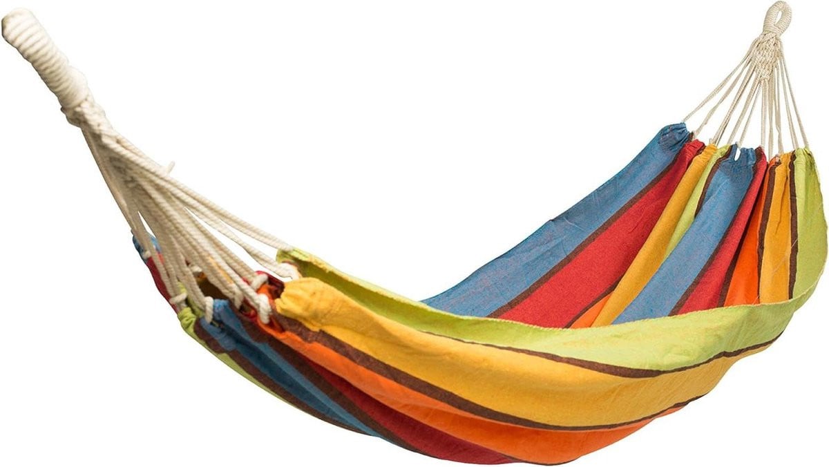 Hangmat Sole Mio voor volwassenen - Multicolour gestreept - Boho stijl