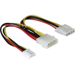 DELOCK Stromkabel 4pin Molex -> 4pin Molex +3,5 FDD